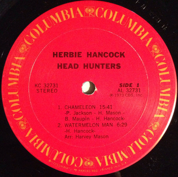 Herbie Hancock : Head Hunters (LP, Album, Pit)