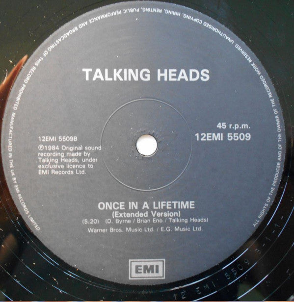 Talking Heads : Girlfriend Is Better (12", Single)