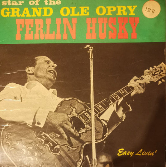 Ferlin Husky : Easy Livin' (LP, Album, Mono)