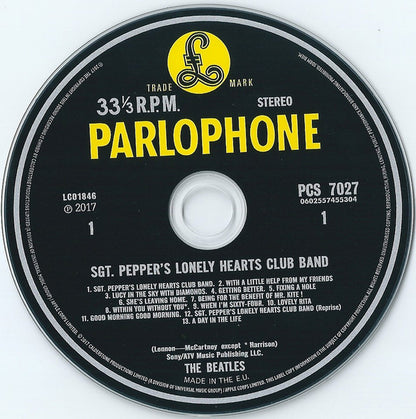 The Beatles : Sgt. Pepper's Lonely Hearts Club Band (CD, Album, RE, Dig)