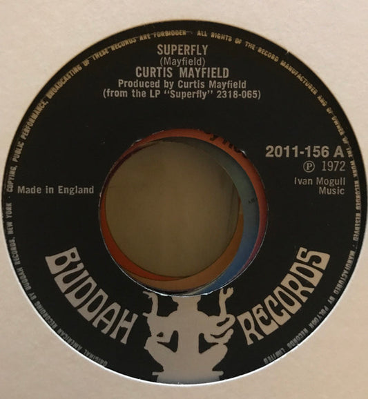 Curtis Mayfield : Superfly (7", Single, Lar)