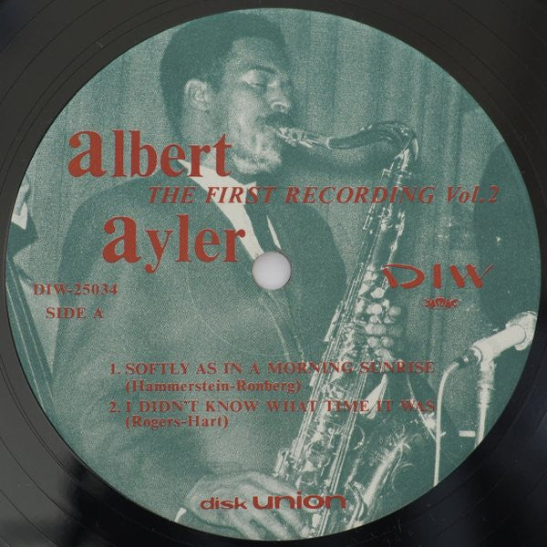 Albert Ayler : The First Recording Vol. 2 (LP, Album, RE)