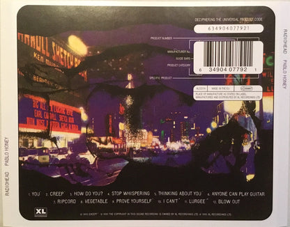 Radiohead : Pablo Honey (CD, Album, RE)