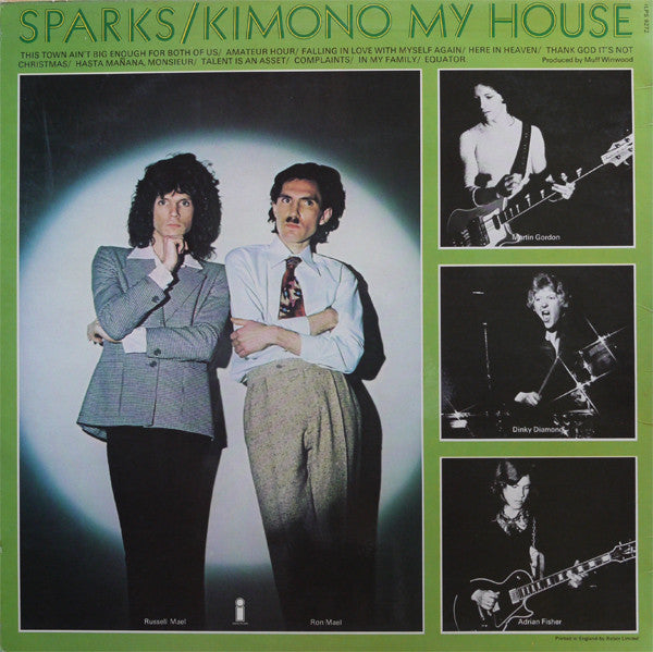 Sparks : Kimono My House (LP, Album)