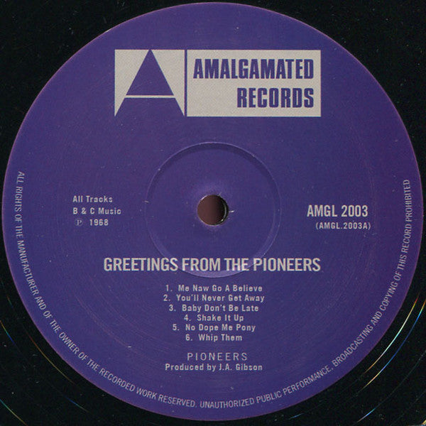 The Pioneers : Greetings From The Pioneers (LP, RE)