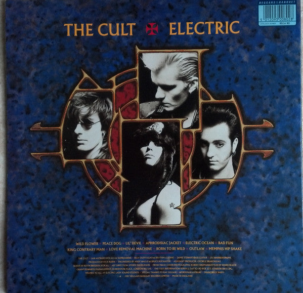 The Cult : Electric LP, Album, Gat (VG+ / VG+) - Dig Vinyl