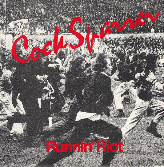 Cock Sparrer : Runnin' Riot (7", Single, Promo, Pus)