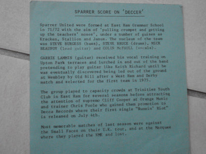 Cock Sparrer : Runnin' Riot (7", Single, Promo, Pus)