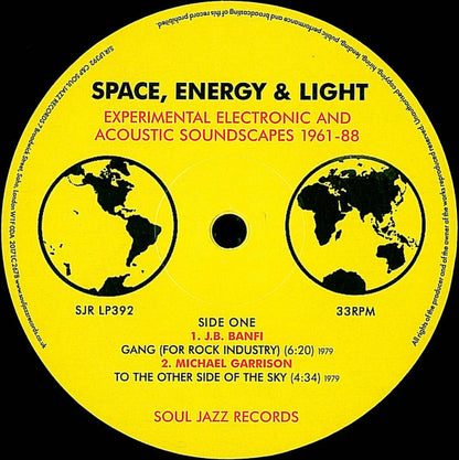 Various : Space, Energy & Light (Experimental Electronic And Acoustic Soundscapes 1961-88) (3xLP, Comp)