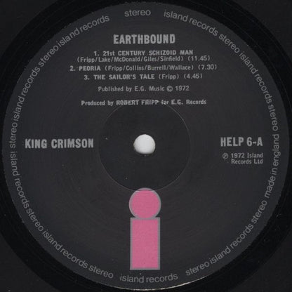 King Crimson : Earthbound (LP, Album)