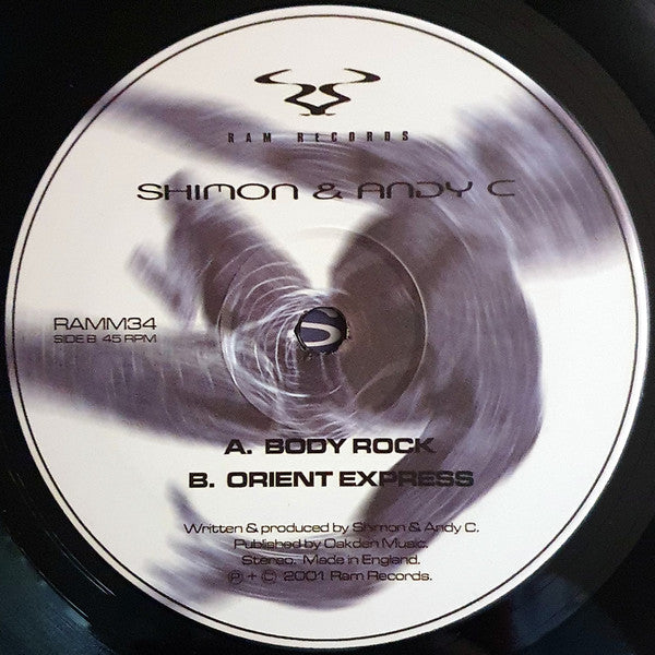 Shimon & Andy C* : Body Rock (12")