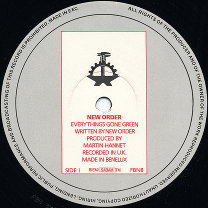 New Order : Everythings Gone Green (12", Single, RE)