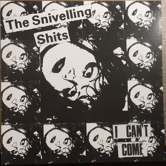 The Snivelling Shits : I Can't Come (LP, Comp, Whi)