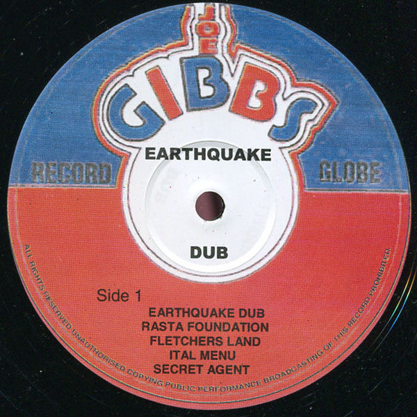 The Revolutionaries : Earthquake Dub (LP, Album, RE)