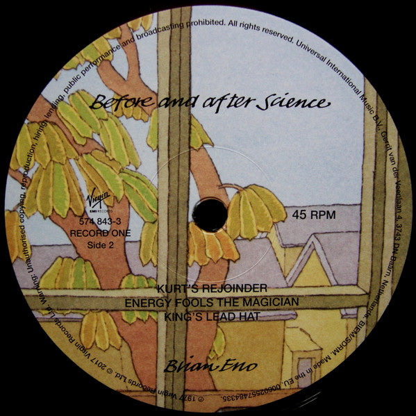 Brian Eno : Before And After Science (2x12", Album, Ltd, RE, RM)
