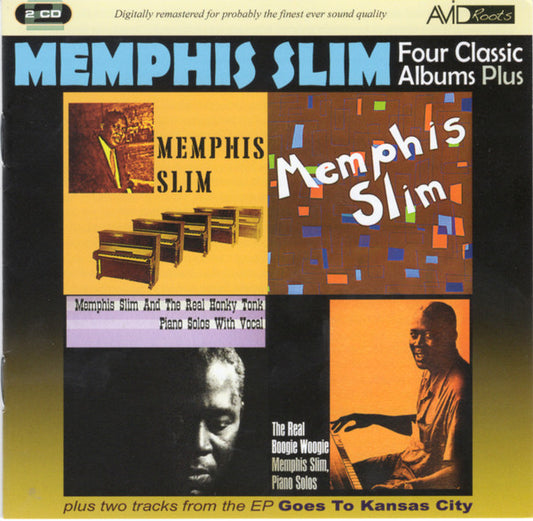 Memphis Slim : Four Classic Albums Plus (2xCD, Comp, RM)