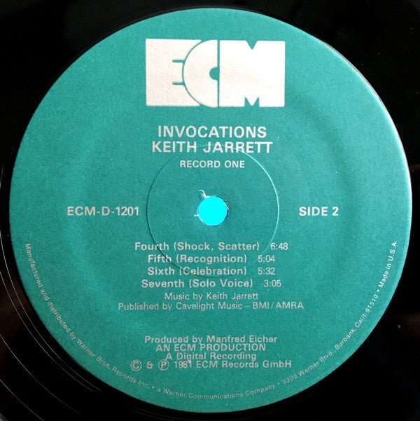 Keith Jarrett : Invocations / The Moth And The Flame (2xLP, Album, Gat)