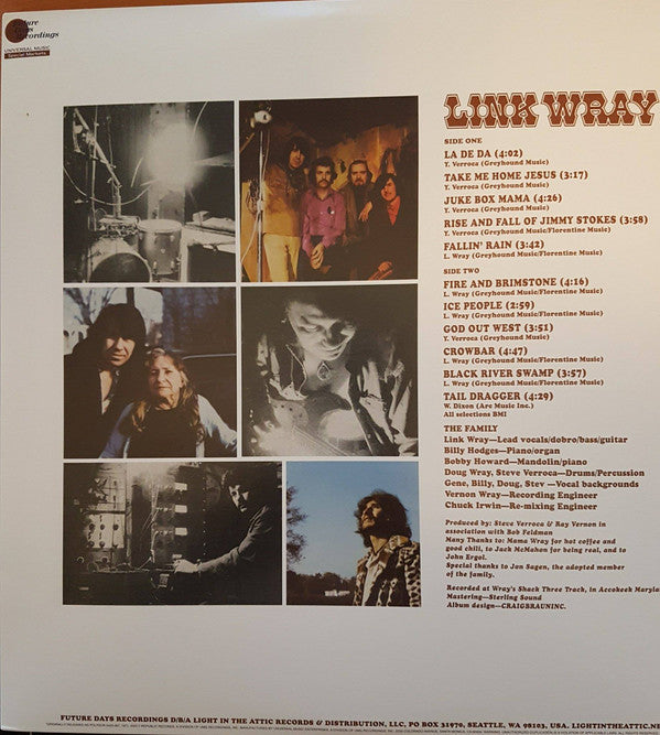 Link Wray : Link Wray  (LP, Album, RM, Die)