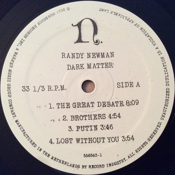 Randy Newman : Dark Matter (LP, Album)