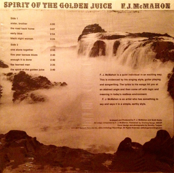 F. J. McMahon : Spirit Of The Golden Juice (LP, Album, RE)