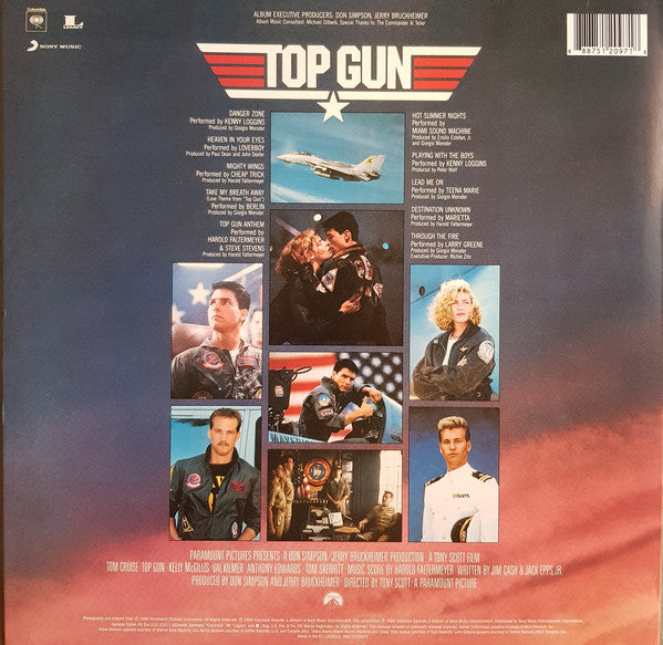 Various : Top Gun (Original Motion Picture Soundtrack) (LP, Album, RE)
