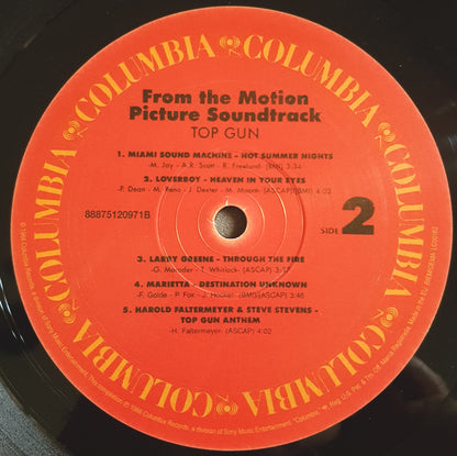 Various : Top Gun (Original Motion Picture Soundtrack) (LP, Album, RE)