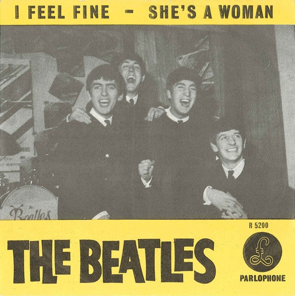 The Beatles : I Feel Fine / She's A Woman (7", Single, Mono)
