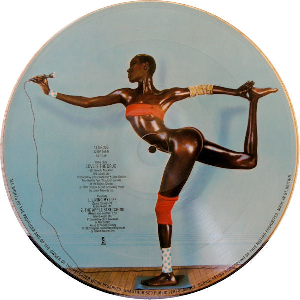 Grace Jones : Love Is The Drug (12", Ltd, Pic)