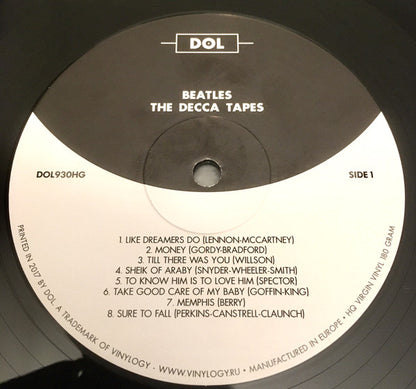 The Beatles : The Decca Tapes (LP, RE, Unofficial, Gat)