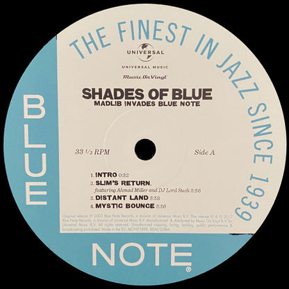 Madlib : Shades Of Blue (2xLP, Album, RE, RP, 180)