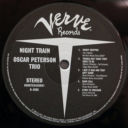 The Oscar Peterson Trio : Night Train (LP, Album, RE, RP, 180)