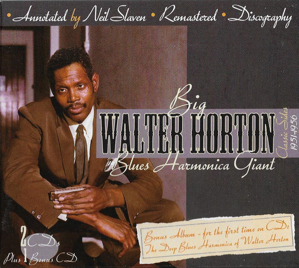 Big Walter Horton* : Blues Harmonica Giant (Classic Sides 1951-1956) (3xCD, Comp, RM)