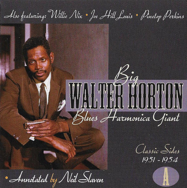 Big Walter Horton* : Blues Harmonica Giant (Classic Sides 1951-1956) (3xCD, Comp, RM)