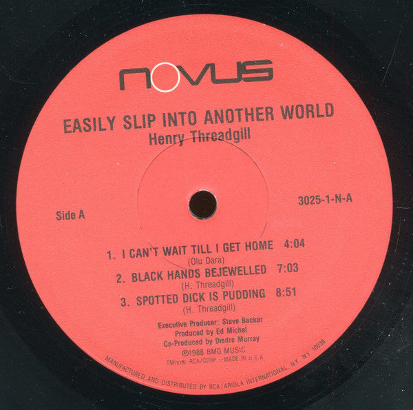 Henry Threadgill : Easily Slip Into Another World (LP, Album)