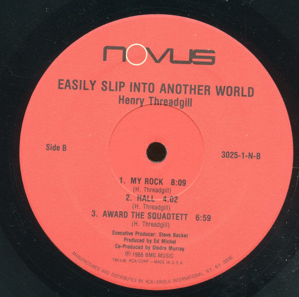 Henry Threadgill : Easily Slip Into Another World (LP, Album)