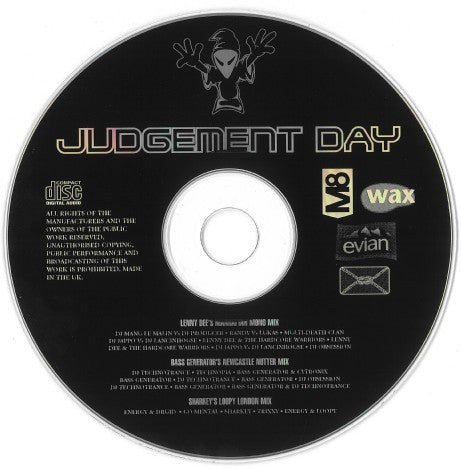 Lenny Dee, Sharkey and Bass Generator : Judgement Day (CD, Comp, Mixed)