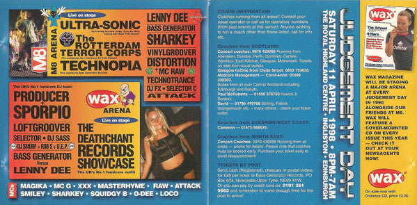 Lenny Dee, Sharkey and Bass Generator : Judgement Day (CD, Comp, Mixed)