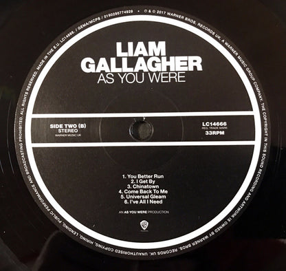 Liam Gallagher : As You Were (LP, Album)