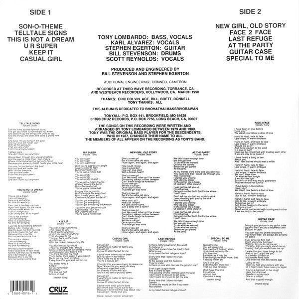 Tonyall* : New Girl, Old Story (LP, Album)