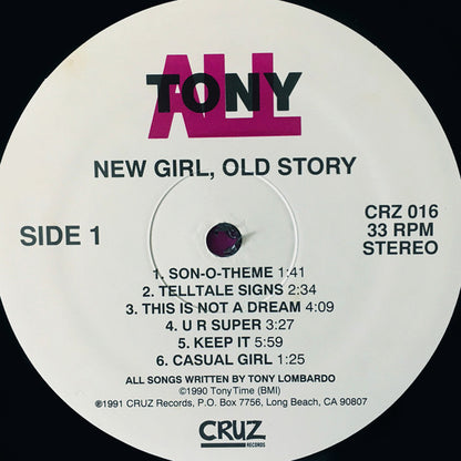 Tonyall* : New Girl, Old Story (LP, Album)