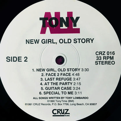 Tonyall* : New Girl, Old Story (LP, Album)