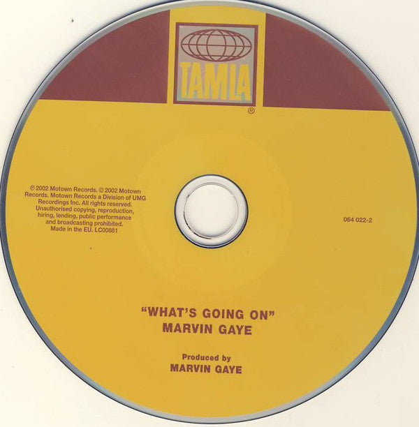 Marvin Gaye : What's Going On (CD, Album, RE, RM, RP, Arv)