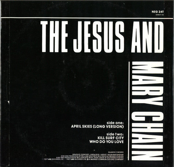 The Jesus And Mary Chain : April Skies (12", PRS)