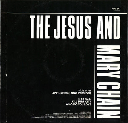 The Jesus And Mary Chain : April Skies (12", PRS)