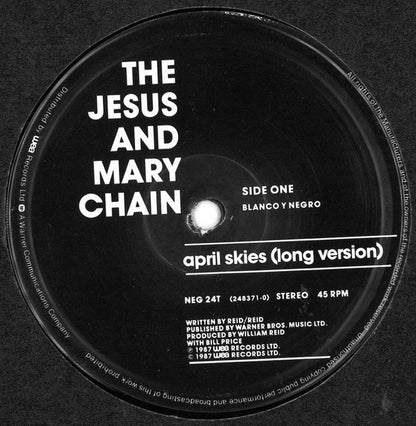 The Jesus And Mary Chain : April Skies (12", PRS)