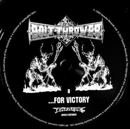 Bolt Thrower : ... For Victory (LP, Album, RE, RM)
