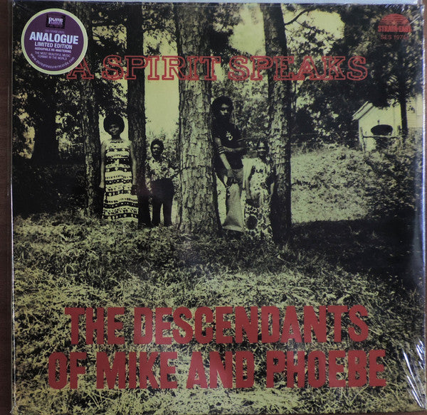 The Descendants Of Mike And Phoebe : A Spirit Speaks (LP, Album, Ltd, RE, RM, 180)