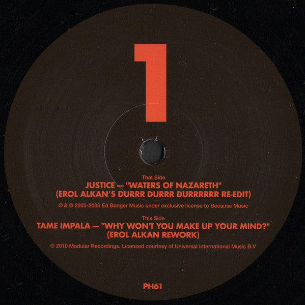 Erol Alkan : Reworks Volume 1 - Part 1 (12")