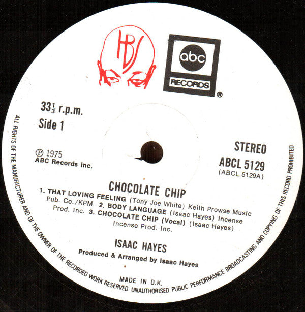 Isaac Hayes : Chocolate Chip (LP, Album, Gat)