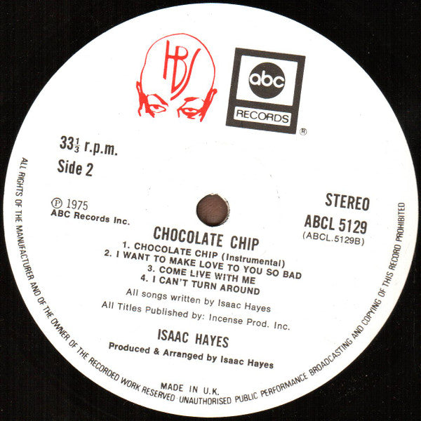 Isaac Hayes : Chocolate Chip (LP, Album, Gat)